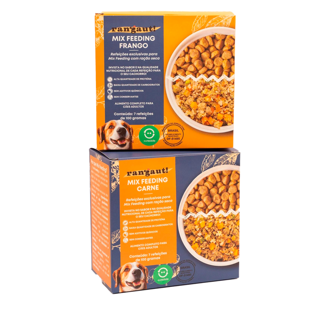 mix feeding rangaut alimentação natural para caes